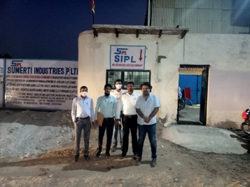 Indian railways visit/inspection at SIPL